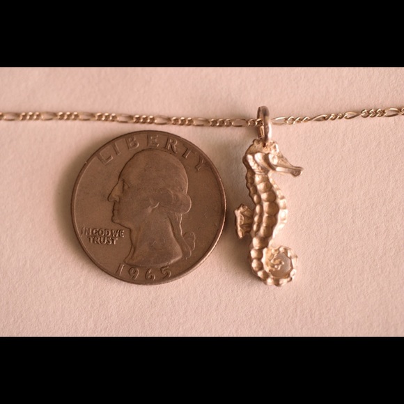 Sterling Silver seahorse necklace (SN0004) - Picture 6 of 10